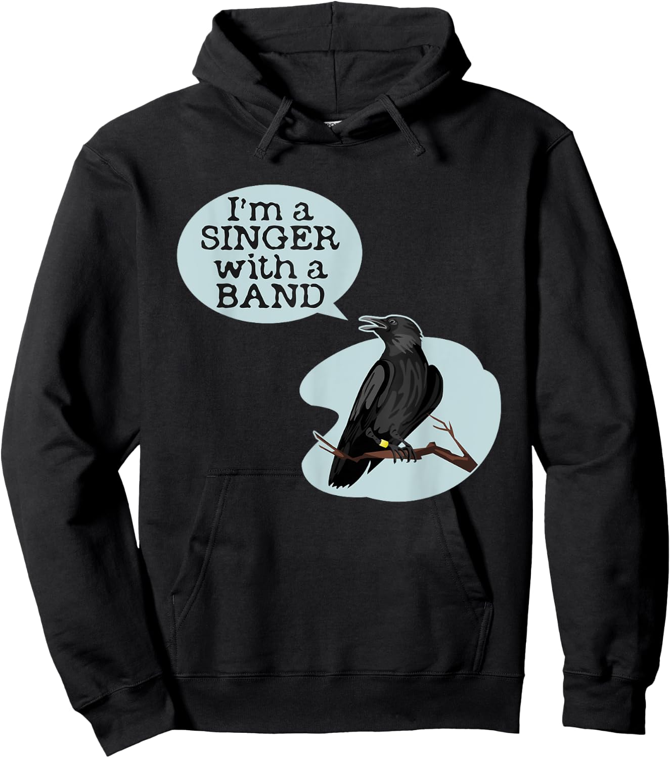 Funny Bird Banding Ringing Singer With a Band Bander Gift Hoodie - Hoodie | Black