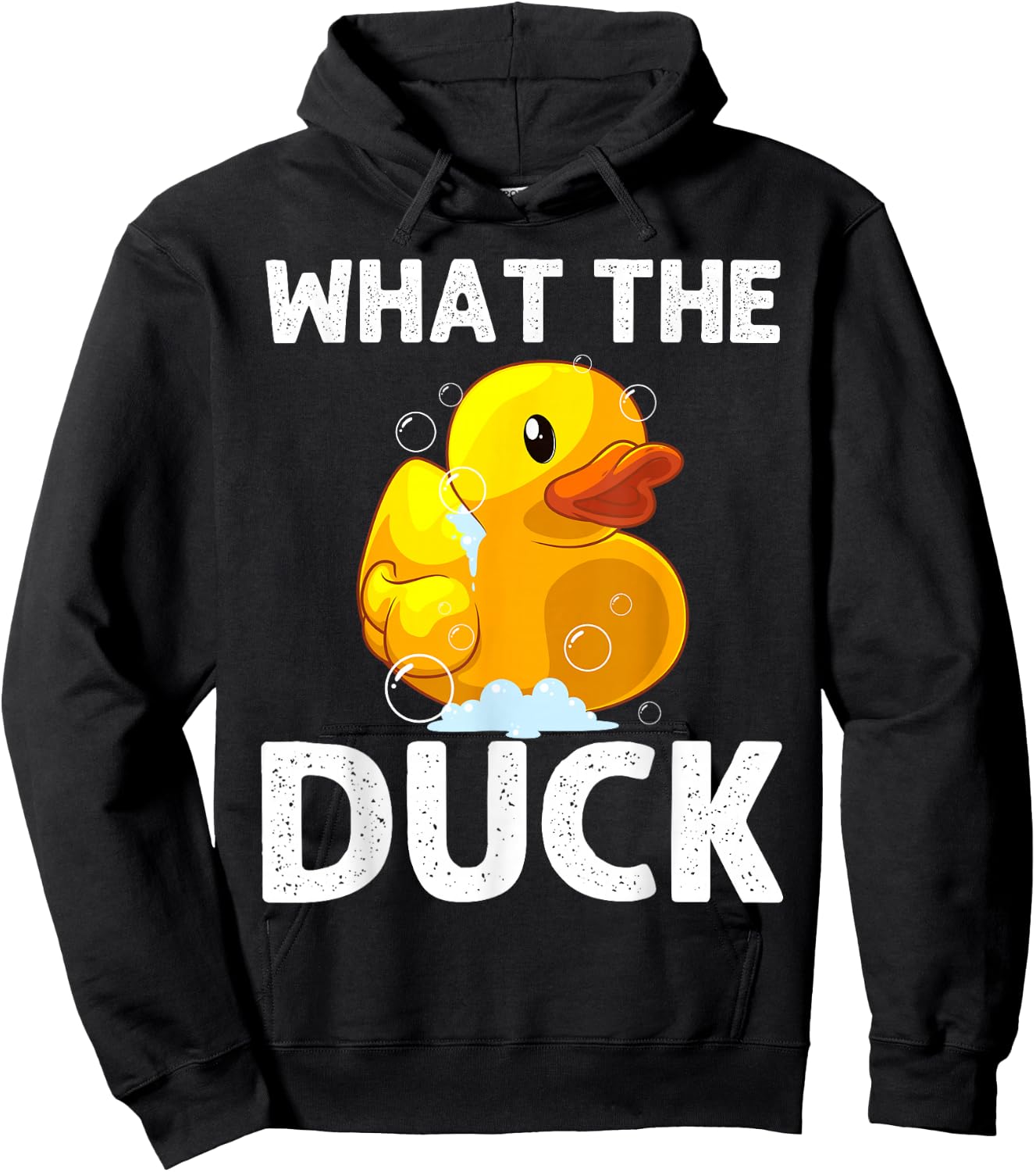 Funny Rubber Duck Art Women Kids Duckie Rubber Duck Hoodie - Hoodie | Black