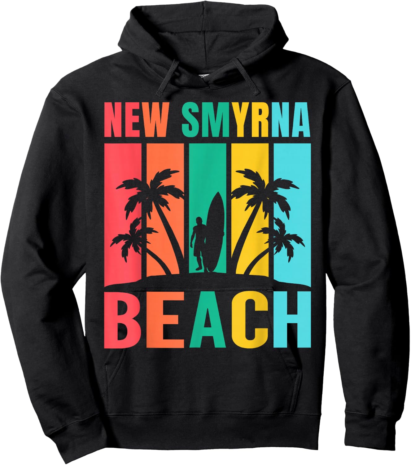 New Smyrna Beach Hoodie - Hoodie | Black