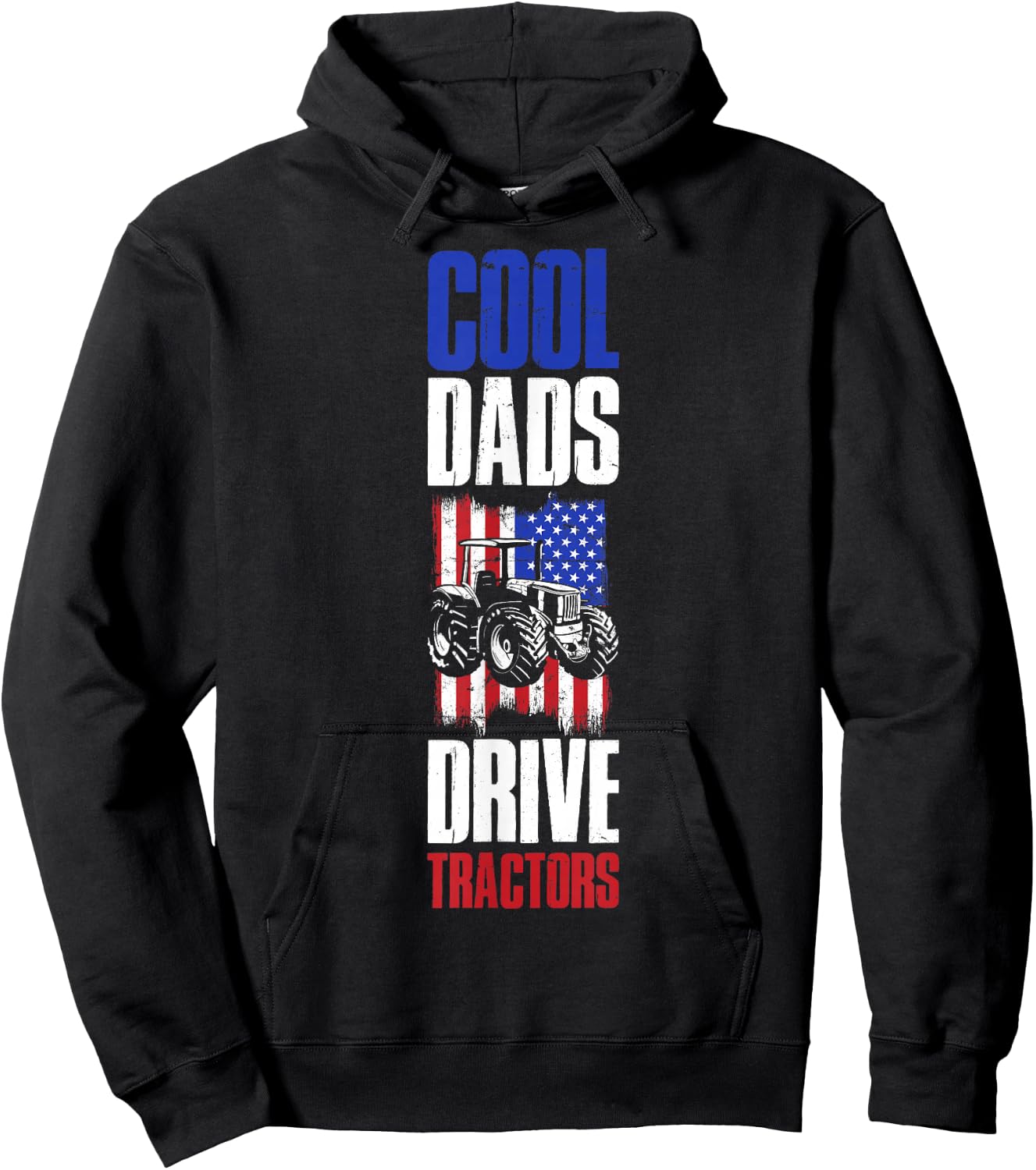 Cool Dads Drive Tractors Hoodie - Hoodie | Black