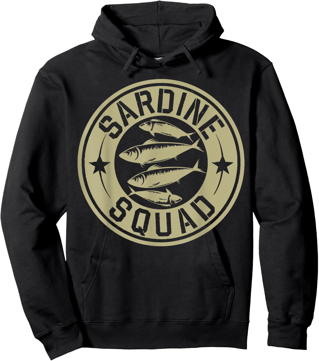 Sardine Lover Sardine Squad Food Festival Sardine Hoodie - Hoodie | Black
