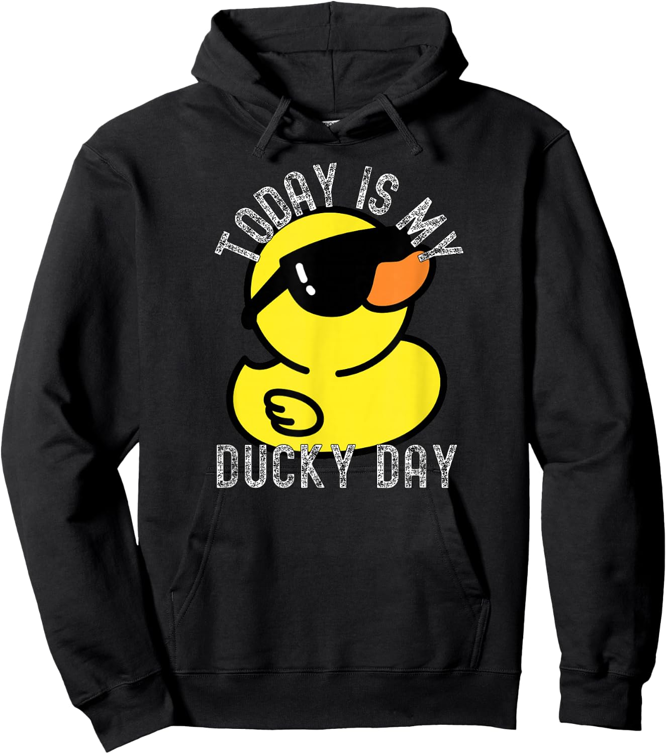 Today Is My Ducky Day Rubber Duck Apparel Hoodie - Hoodie | Black