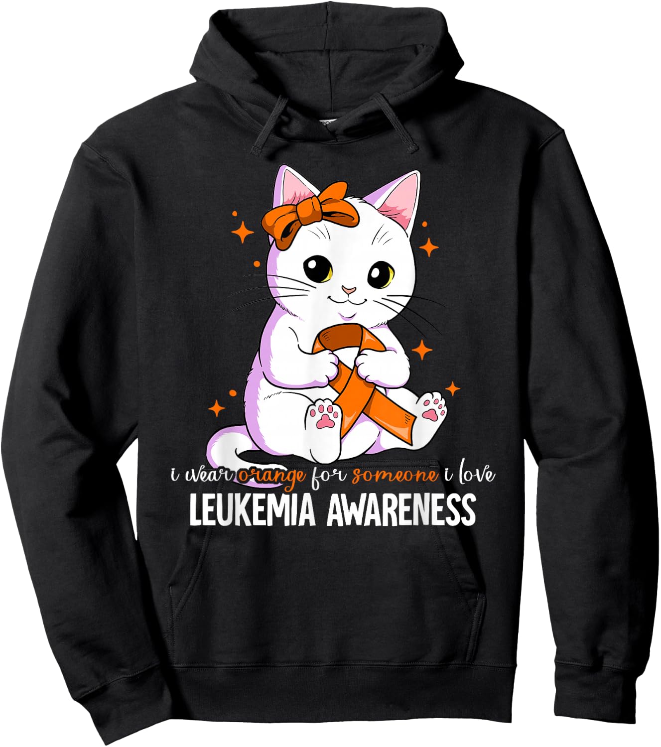 Leukemia Awareness Hoodie - Hoodie | Black
