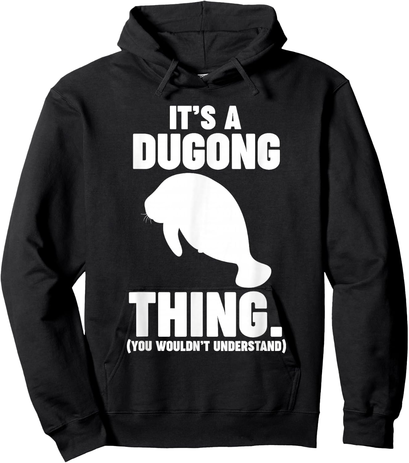 Dugong Hoodie - Hoodie | Black