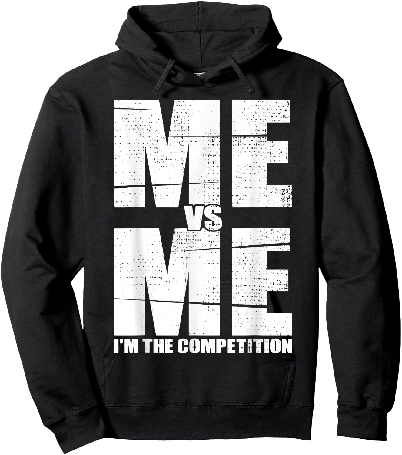 Me vs Me I'm The Competition Mindset Business Owner Hoodie - Hoodie | Black