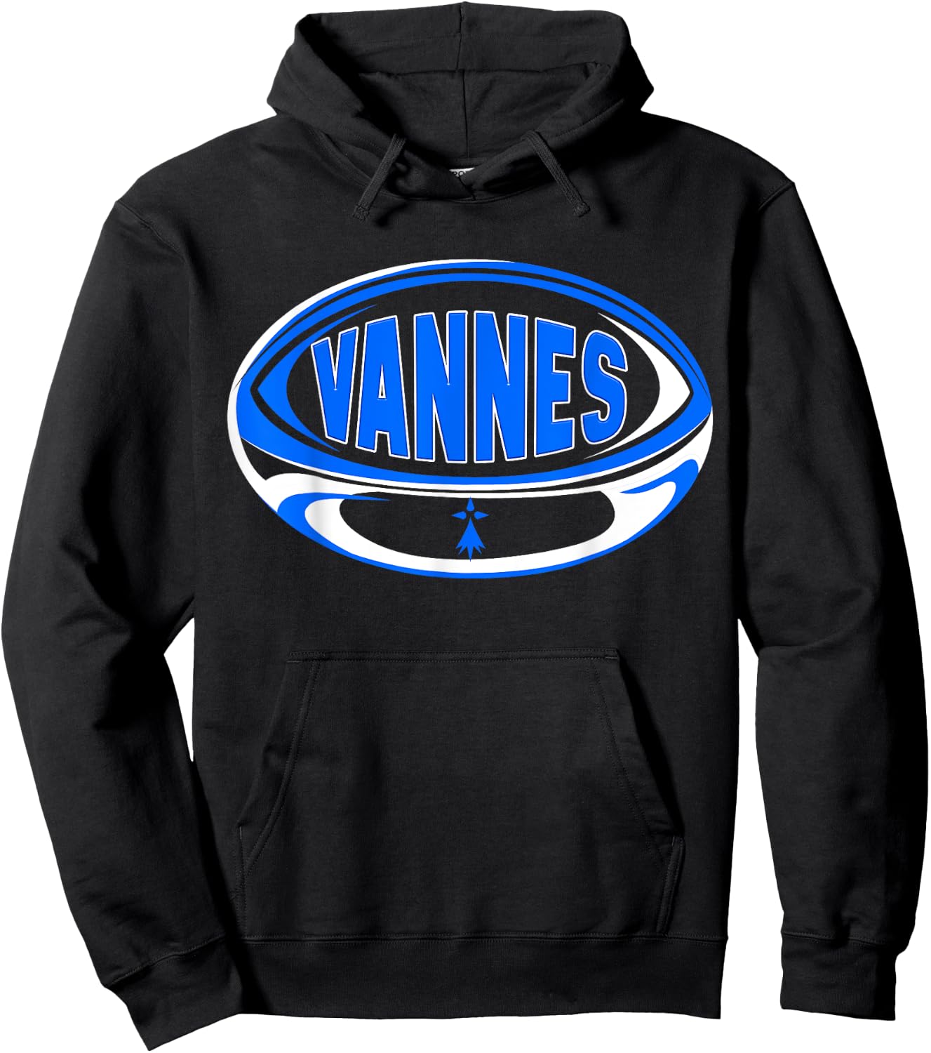 Rugby Valves Breizh Breizh Sport Supporter Man Woman , Black, S Hoodie - Hoodie | Black