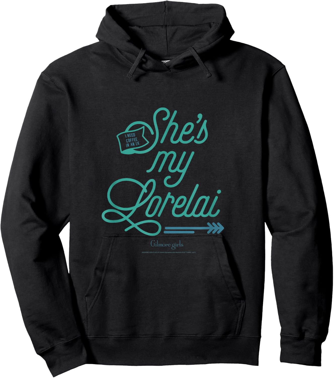 Gilmore Girls She's My Lorelai Retro Lettering TV Show Hoodie - Hoodie | Black