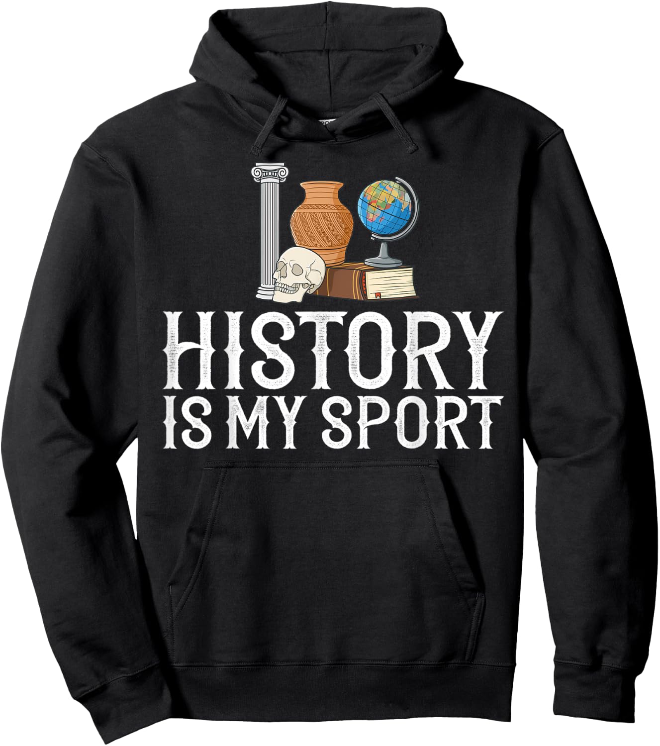 History Teacher Lesson Professor Historian Egypt Rome Hoodie - Hoodie | Black