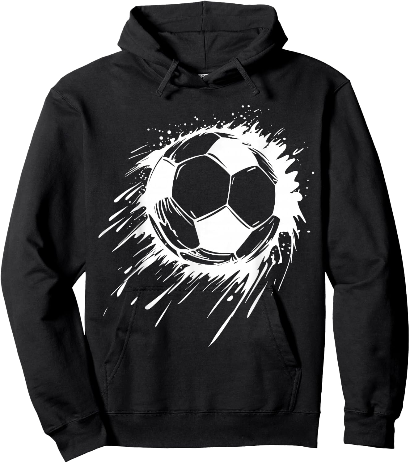 Retro Football Player Football Lover Cool Football , black Hoodie - Hoodie | Black