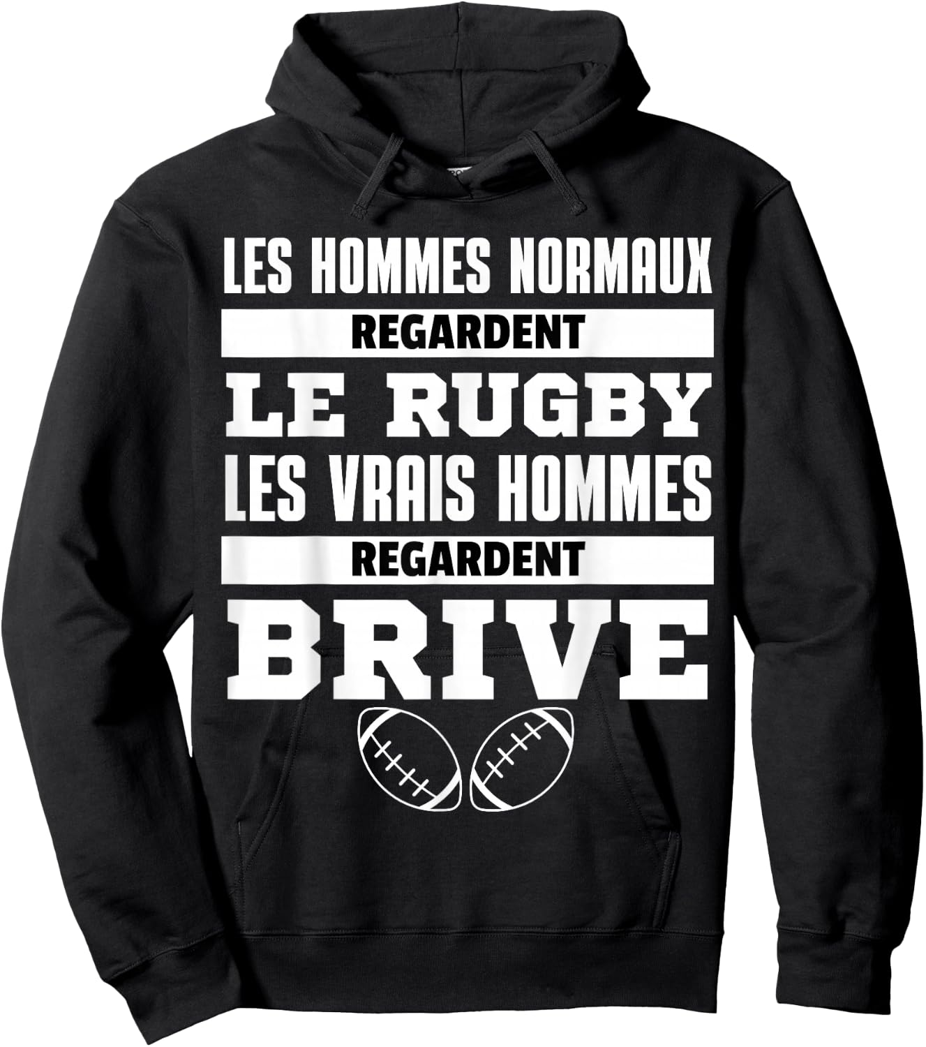 Supporter Rugby Brive Gift Humour Hoodie - Hoodie | Black