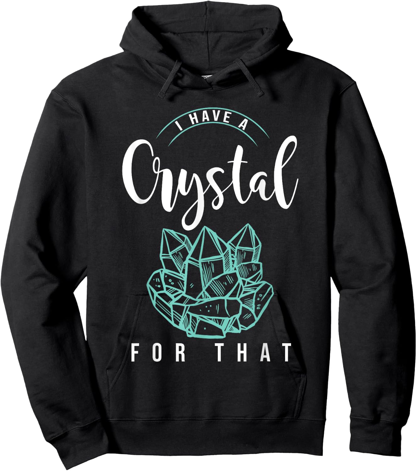 I Have A Crystal For That Namaste Chakra | Yoga & Spiritual Hoodie - Hoodie | Black