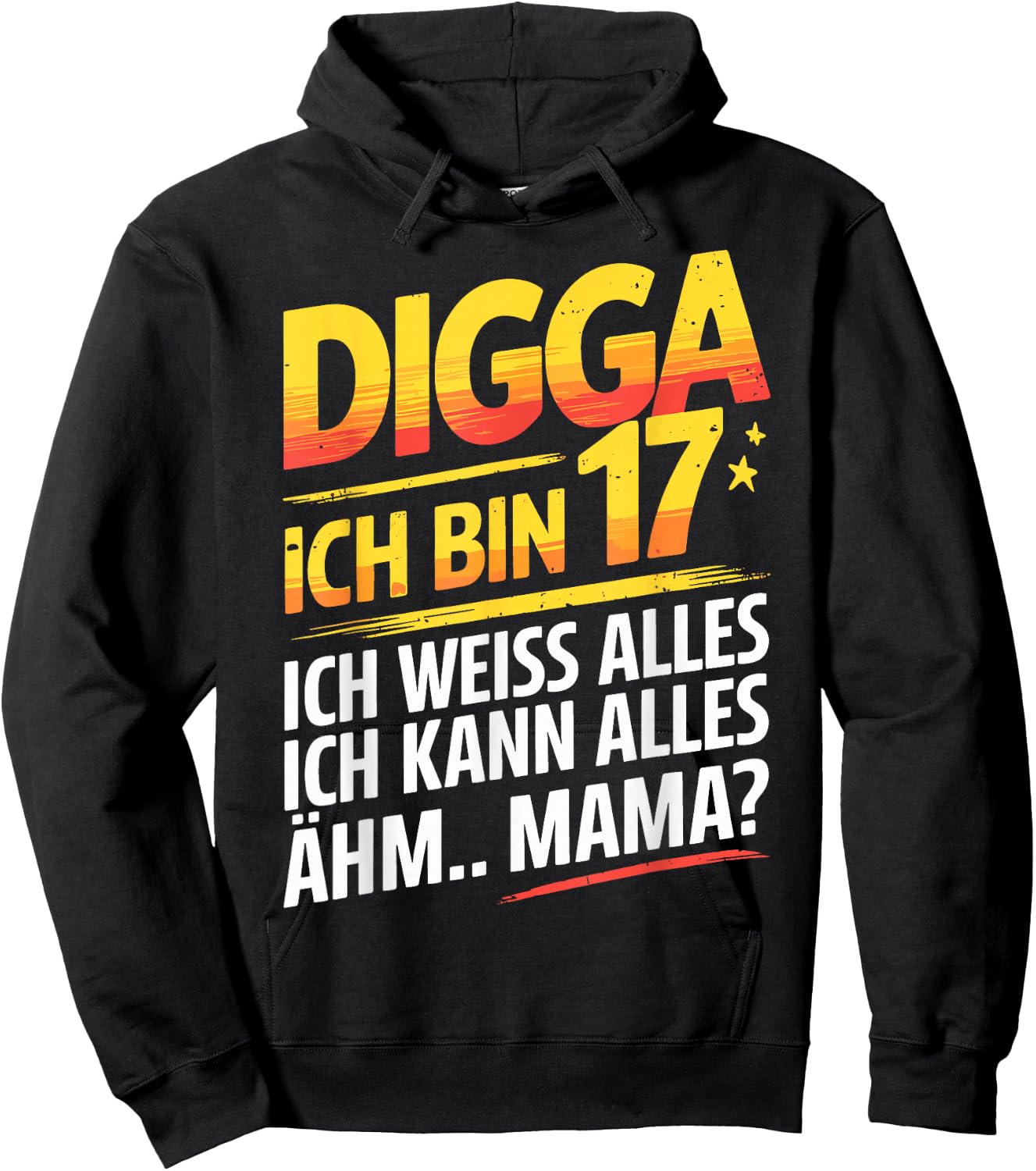 17th Birthday Boy Girl 17 Years 2008 Funny Gift , black Hoodie - Hoodie | Black