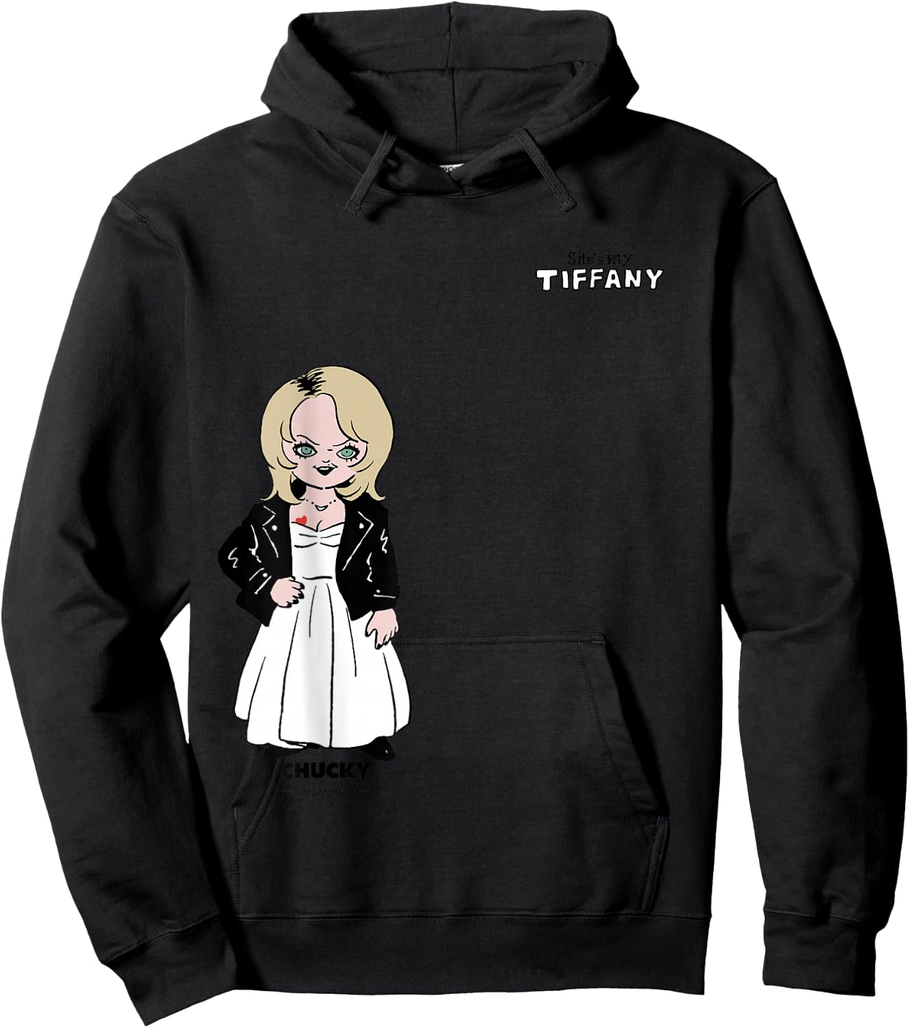 Chucky She's My Tiffany Couple Hoodie - Hoodie | Black
