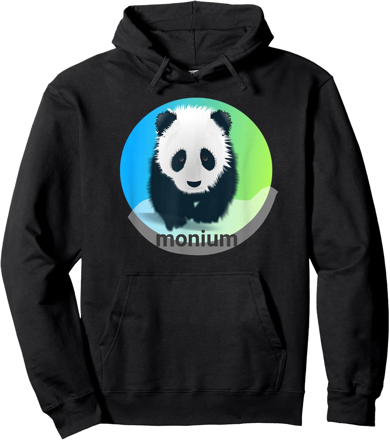 Funny Panda Monium is Pandemonium Hoodie - Hoodie | Black