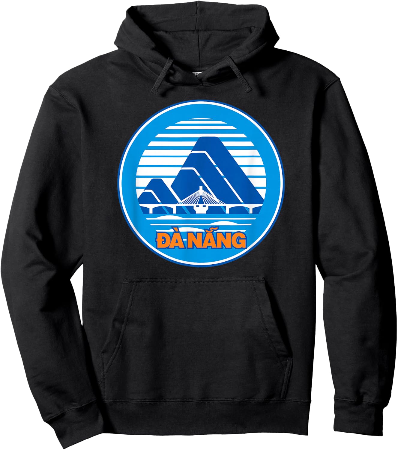 DA Nang DANANG Vietnam City Emblem Seal Hoodie - Hoodie | Black
