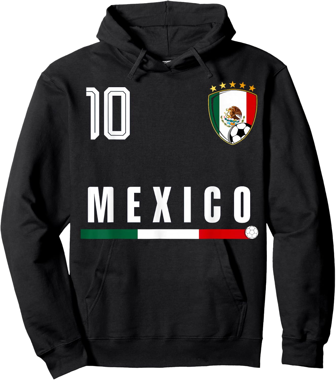 Mexico Flag Mexican Pride Lovers Hoodie - Hoodie | Black