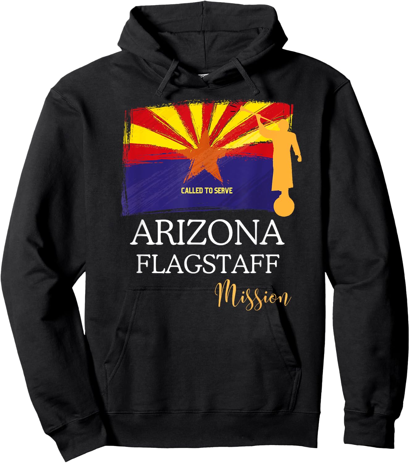 Arizona Flagstaff Mormon LDS Mission Missionary Hoodie - Hoodie | Black