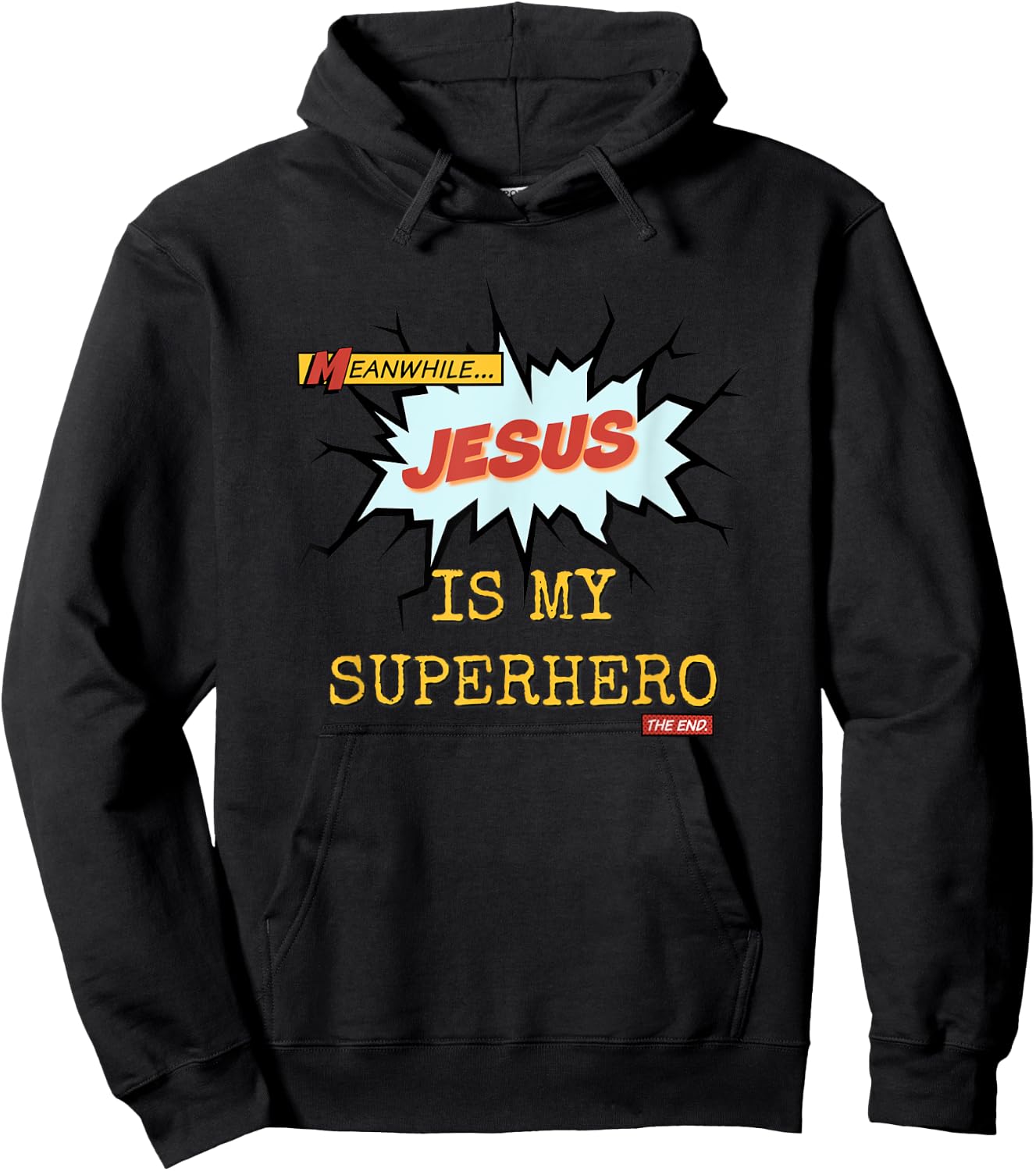 Superhero Jesus is My Superhero Faith Praise Hoodie - Hoodie | Black
