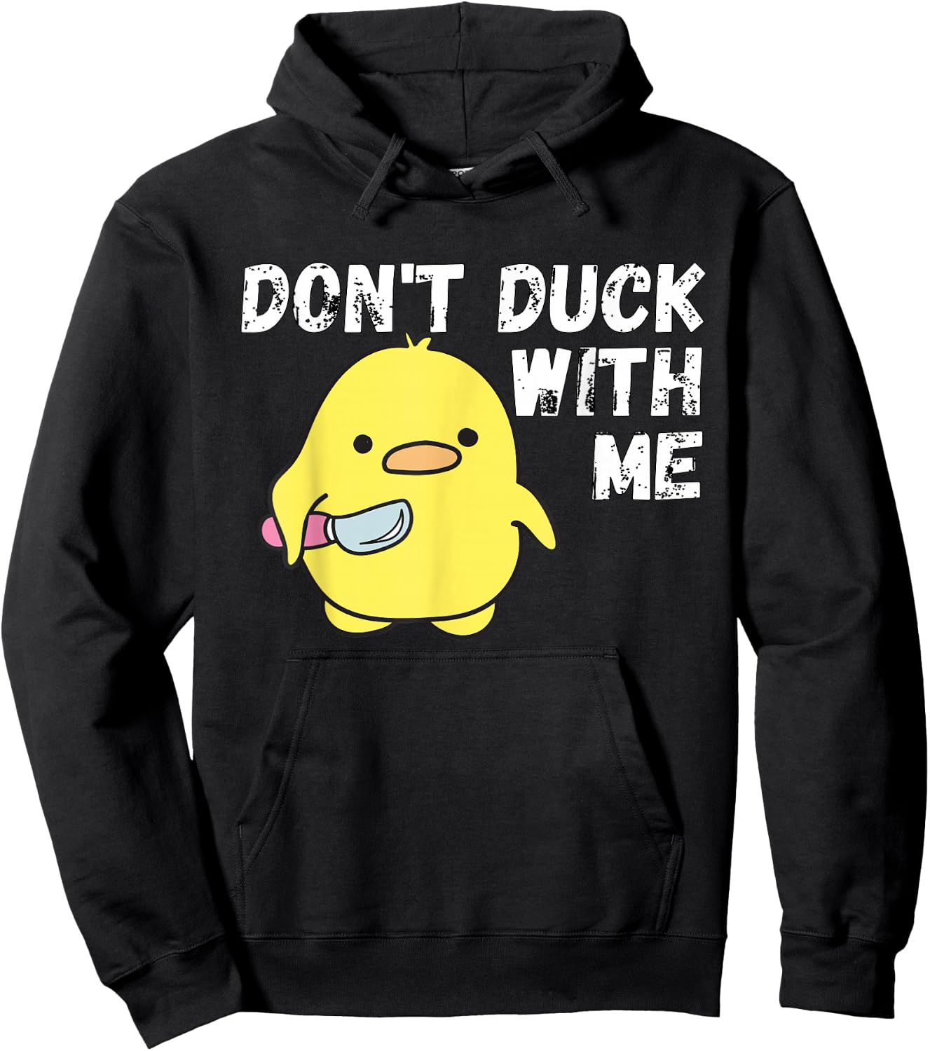 Dont Duck With Me | Rubber Duck Stuff Apparel Hoodie - Hoodie | Black