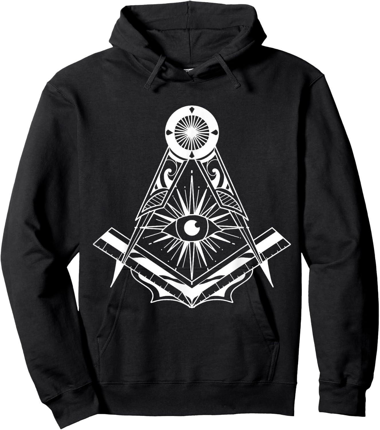 Freemason Emblem , Black, S Hoodie - Hoodie | Black