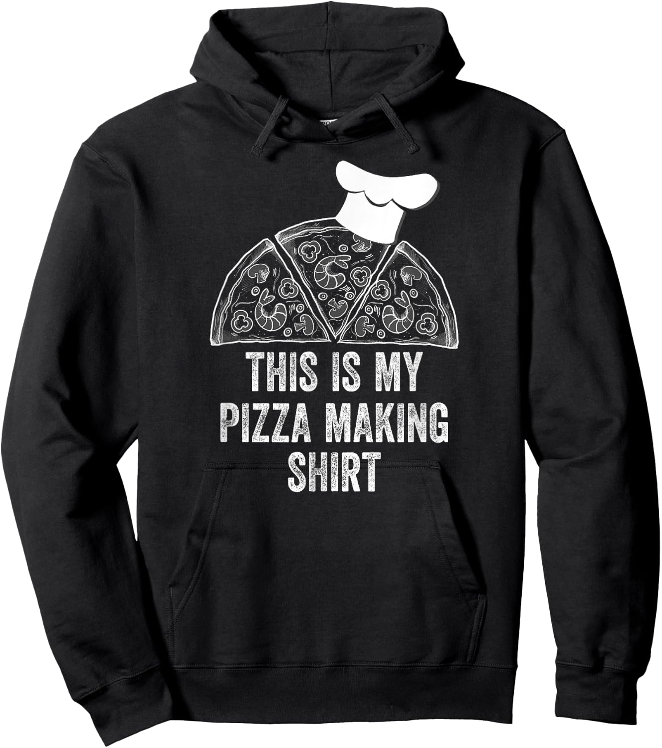 Vintage This Is My Pizza Making Shirt Funny Pizza Chef Gifts Hoodie - Hoodie | Black