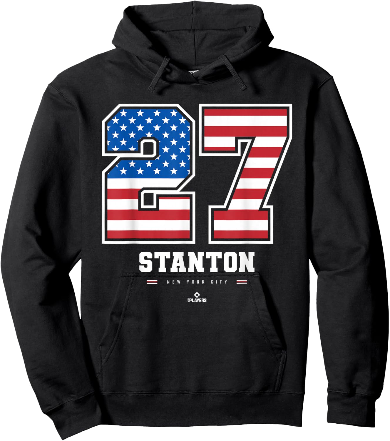 Giancarlo Stanton - US Flag Number Hoodie - Hoodie | Black