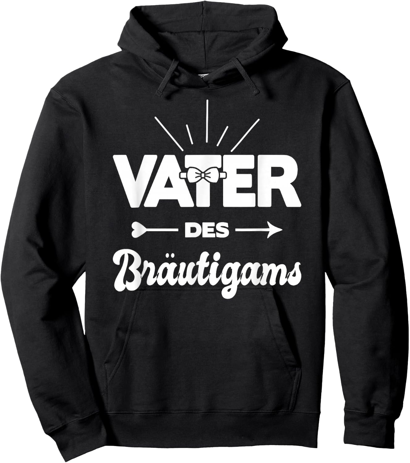 Vater Des Bräutigams Hochzeit Heirat Kostüm Polterabend Hoodie - Hoodie | Black