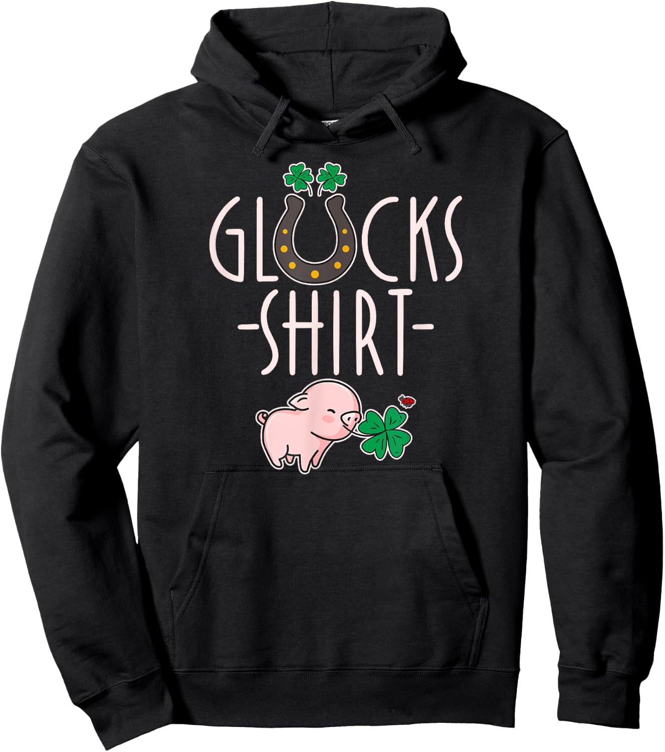 Lucky Shirt – Lucky Charm Exam Graduation School Luck Hoodie - Hoodie | Black