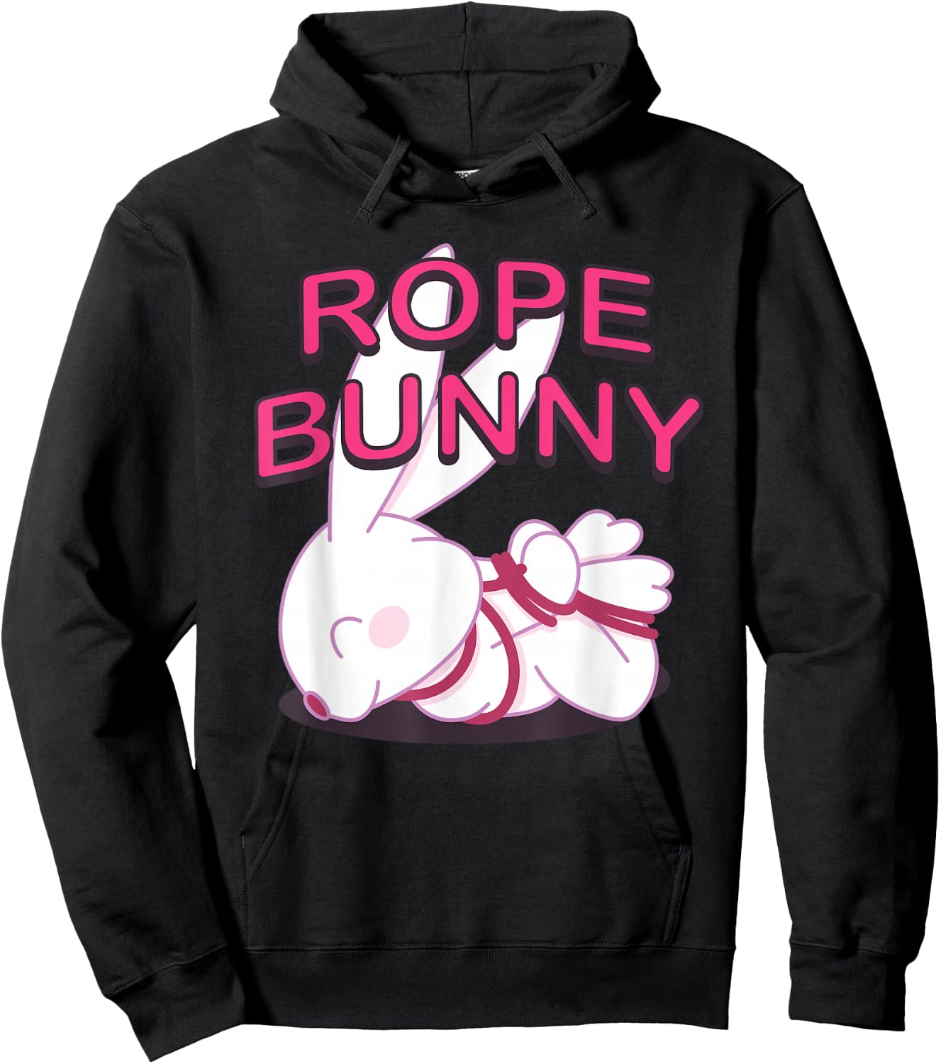 Rope Bunny BDSM Hoodie - Hoodie | Black