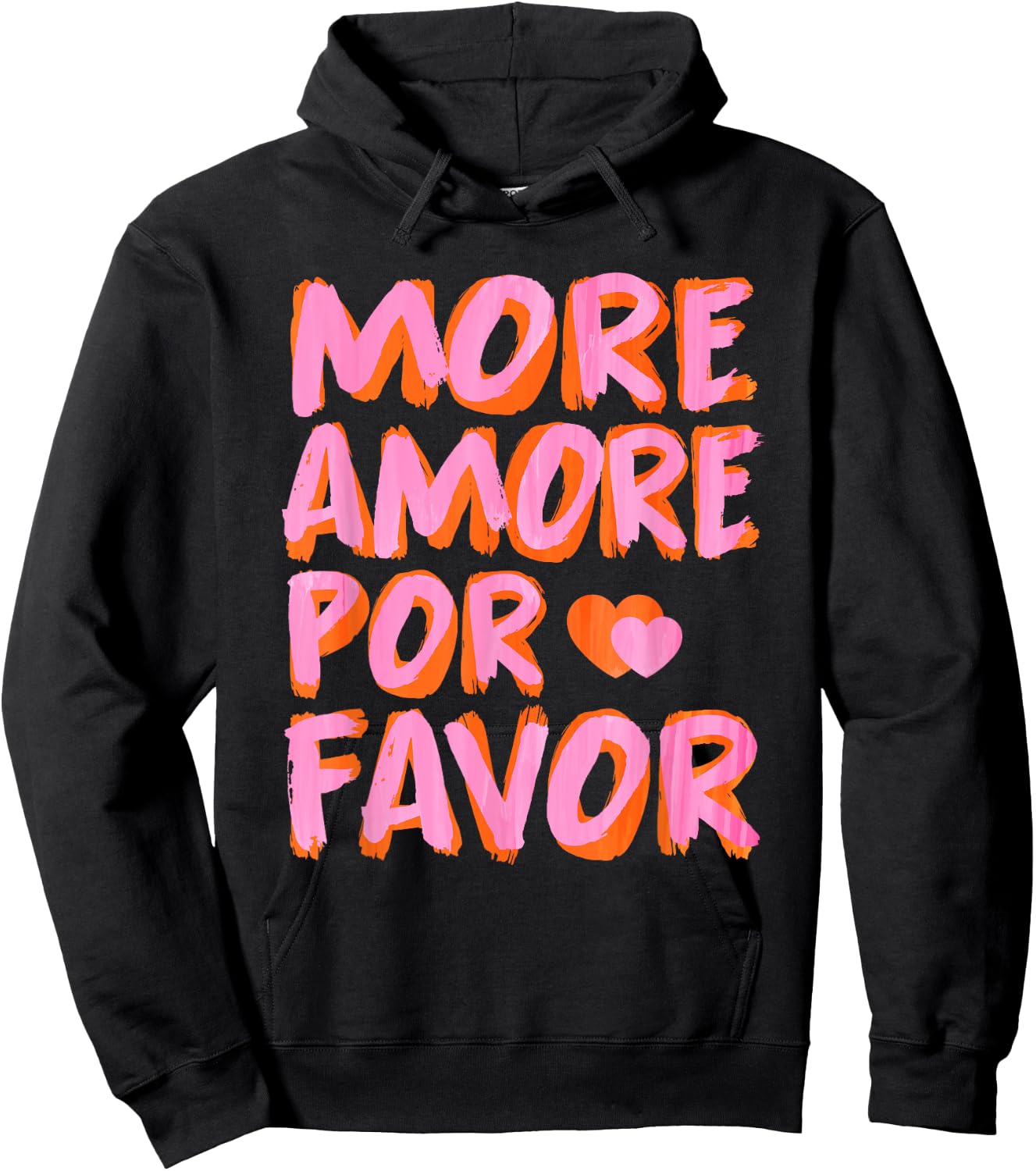 More Amore Por Favor X Mehr Liebe - Selbstliebe Selflove , black Hoodie - Hoodie | Black