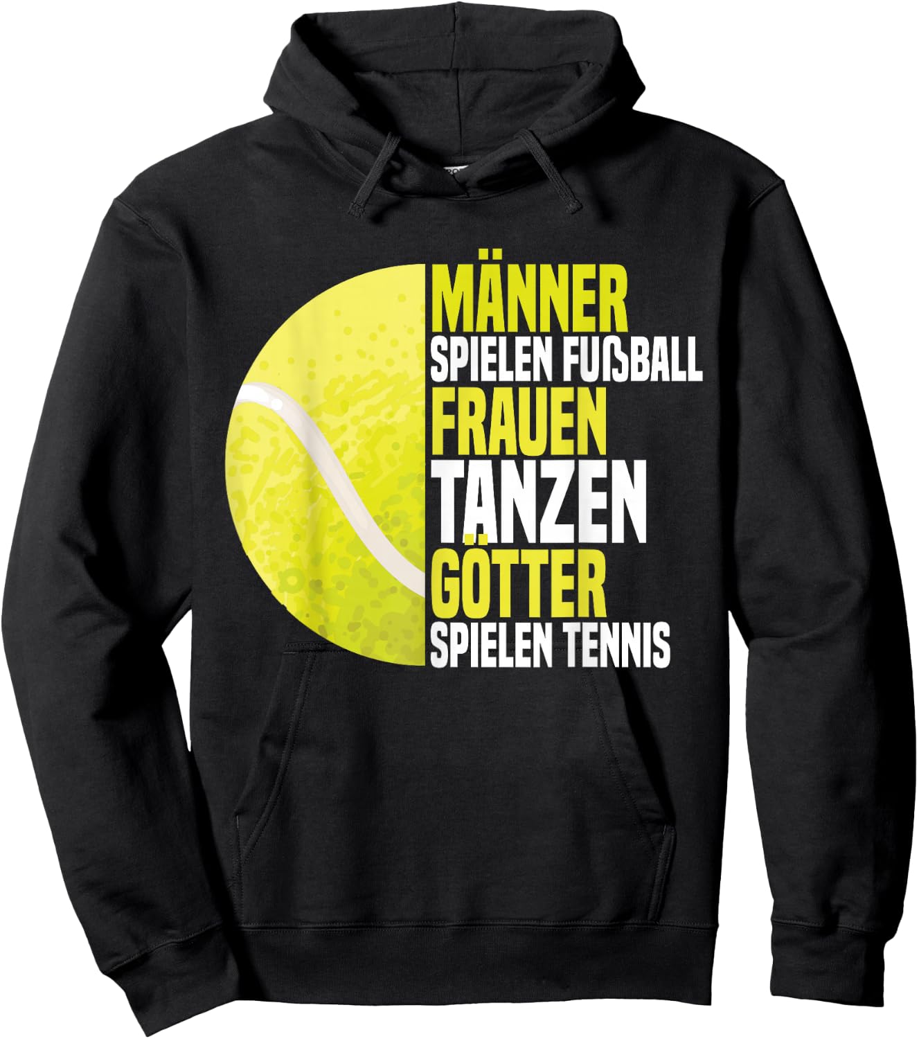 Lustiges Tennisplatz Tennisspieler Tennistrainer Hoodie - Hoodie | Black