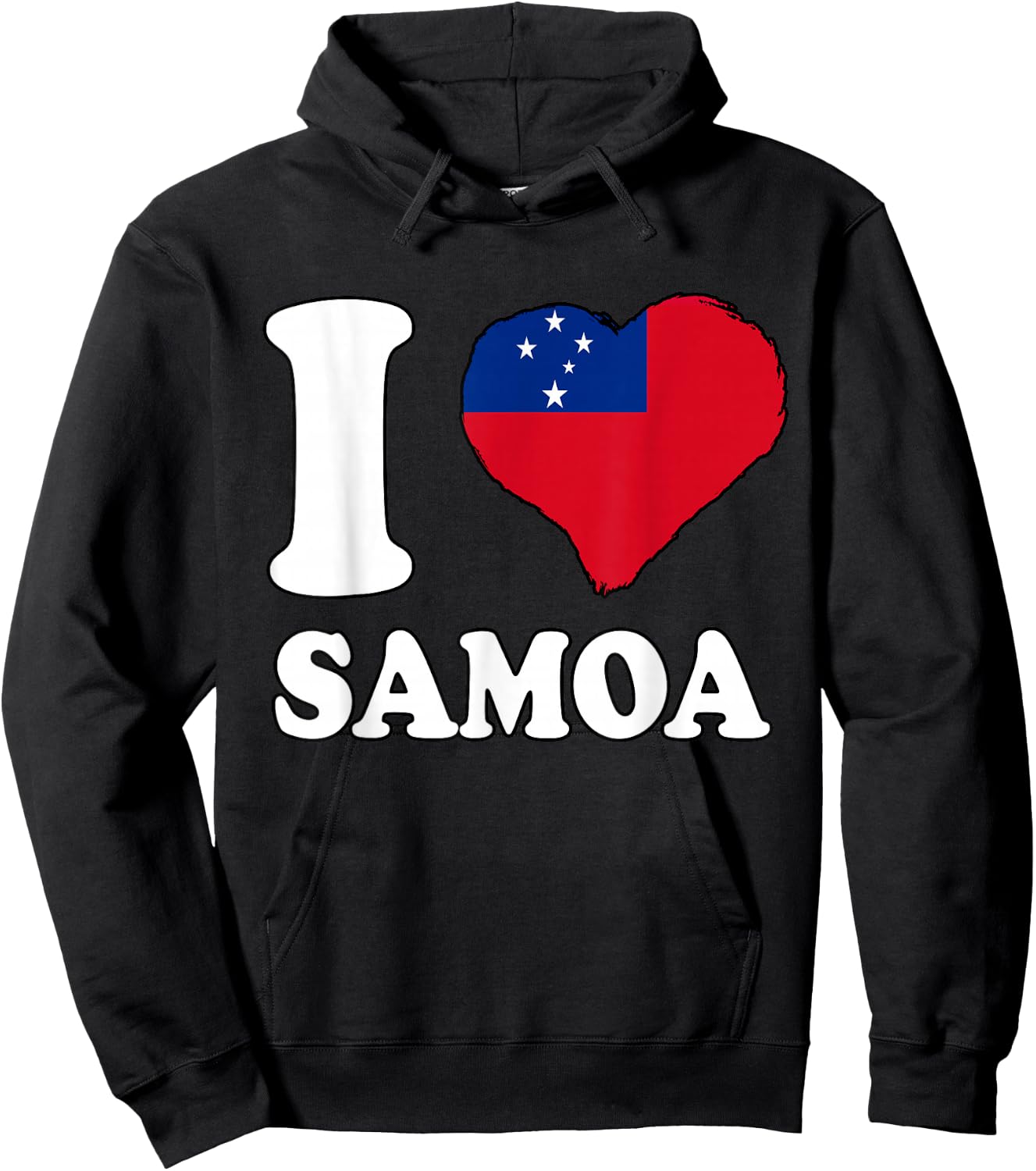 I Love Samoa Samoan Pride Samoan Roots Samoan Flag Hoodie - Hoodie | Black