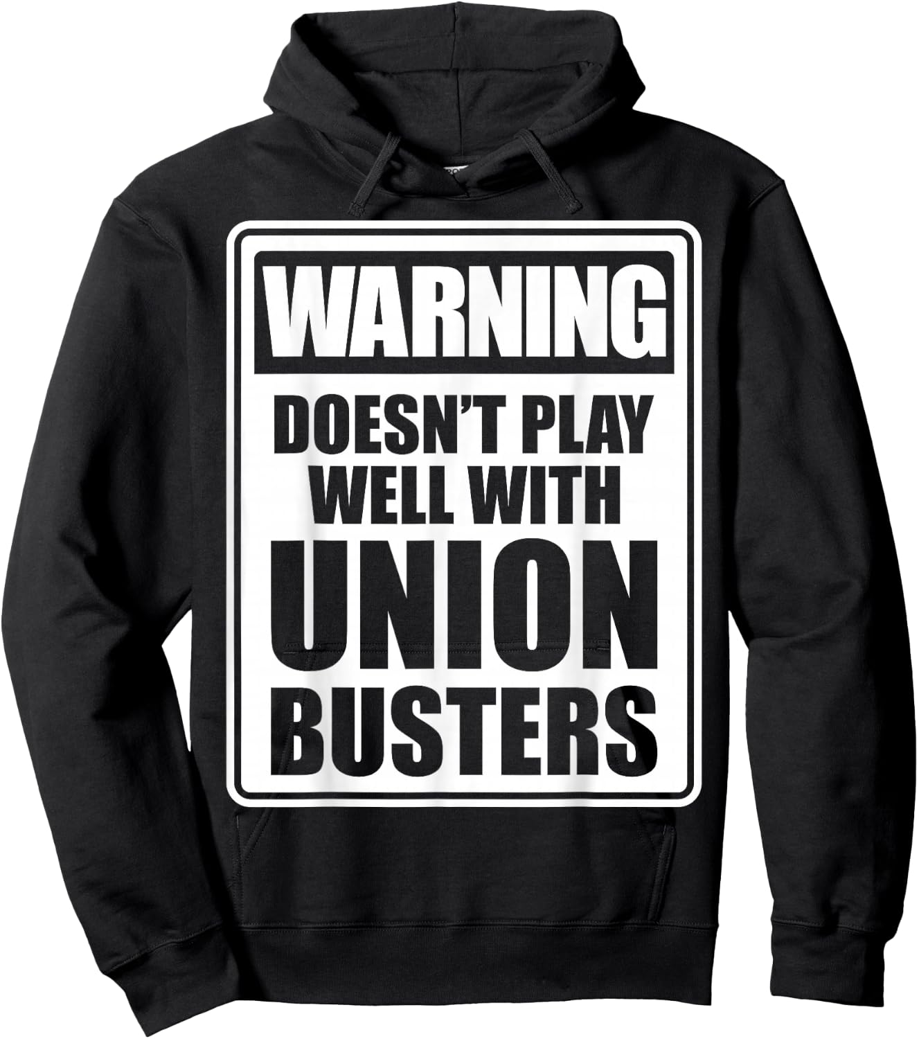 Pro-Union Worker Shirt | Proud Labor Union Workers Hoodie - Hoodie | Black