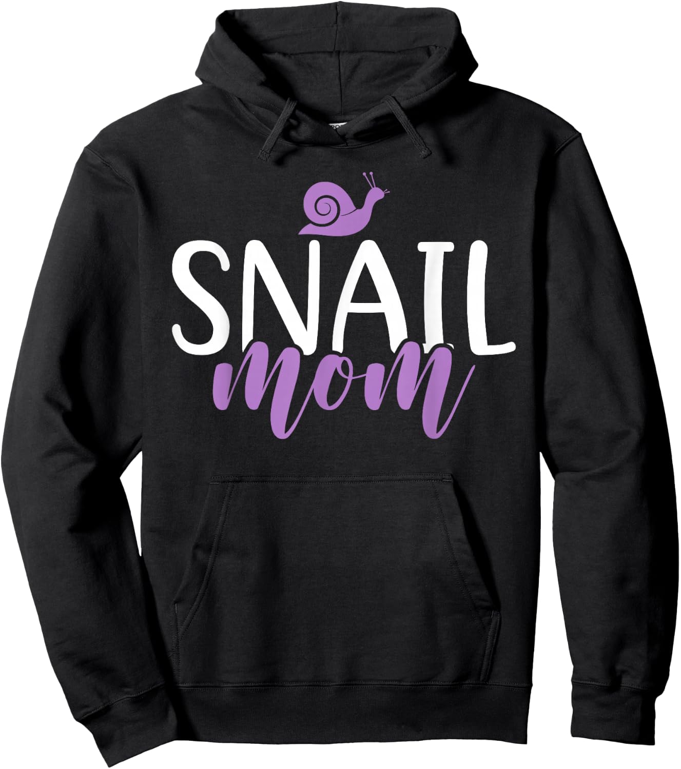 Snail Mom Hoodie - Hoodie | Black