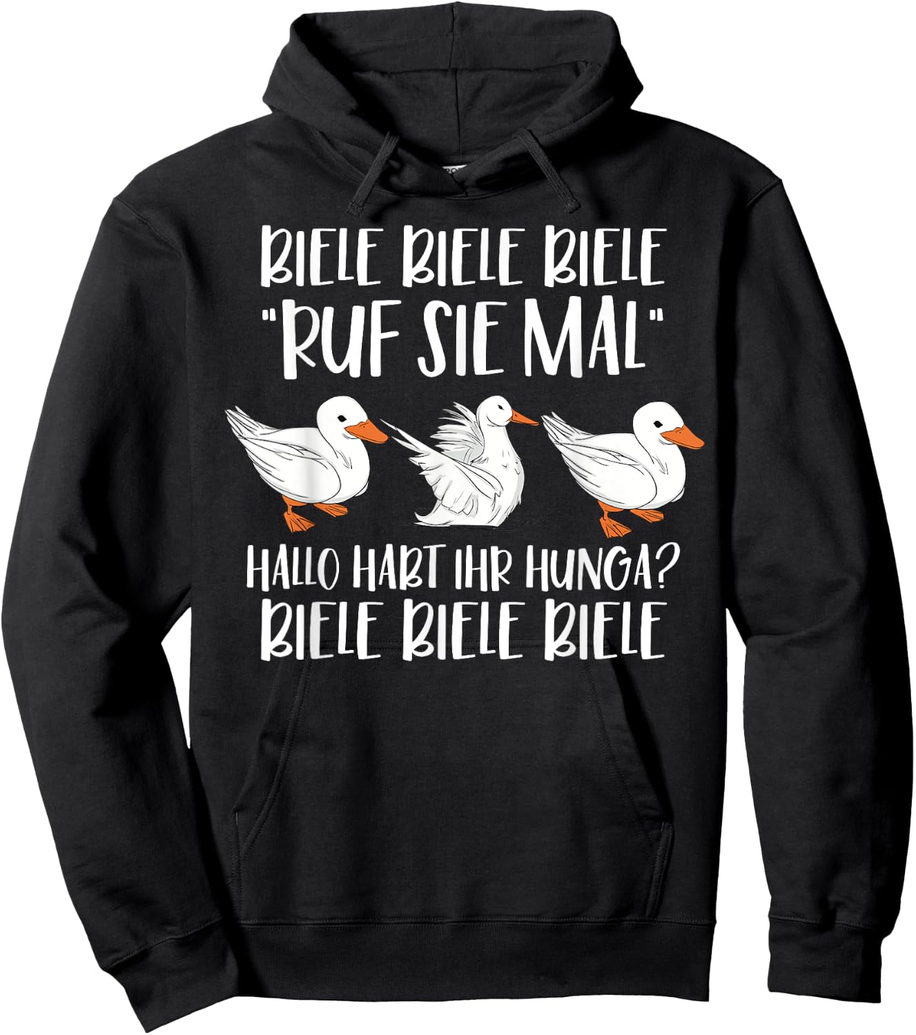 biele biele biele ruf sie mal Meme Enten biele Hoodie - Hoodie | Black