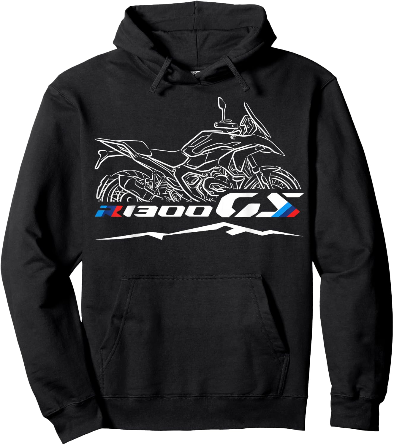R1300GS for Adventure Riders, Motorcycle Hoodie - Hoodie | Black