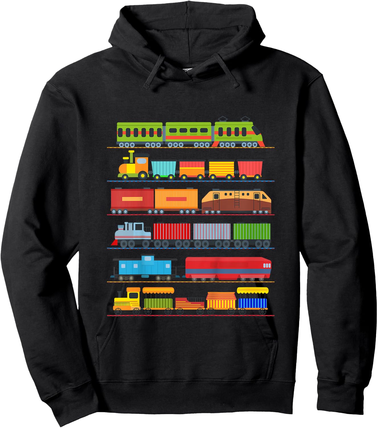 Children's Trains Locomotive Children Pajamas Costume Boy Train , Black, 2 Hoodie - Hoodie | Black
