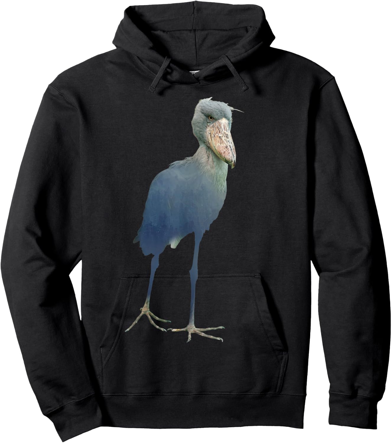 Schuhschnabel Abu Markub Bird Funny , black Hoodie - Hoodie | Black