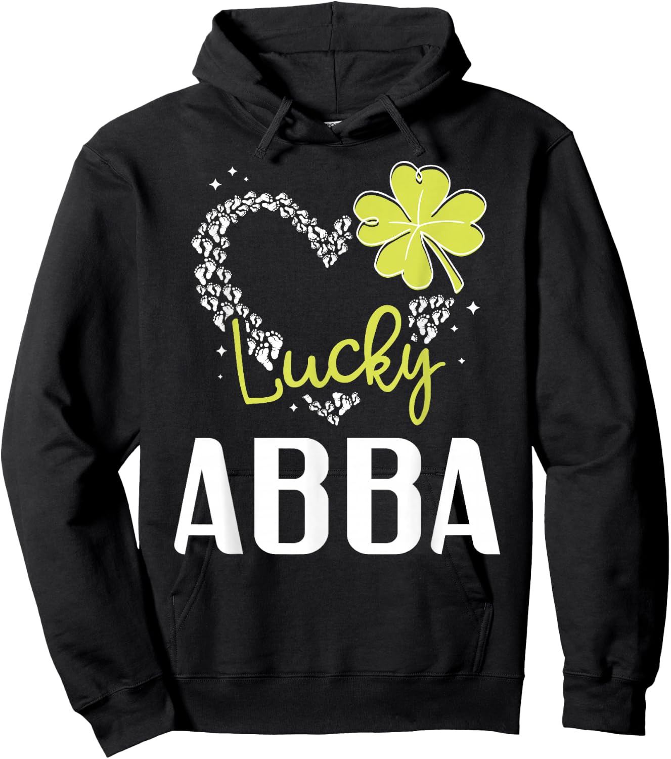 Funny Abba Shirt St Patricks Day Gift , black Hoodie - Hoodie | Black