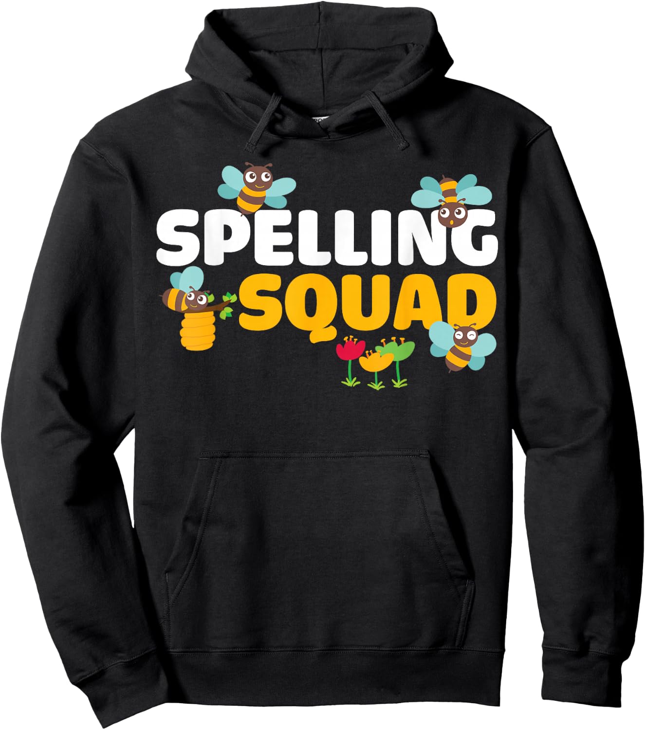 Spelling Squad Spelling Bee Competition Spelling Bee Hoodie - Hoodie | Black