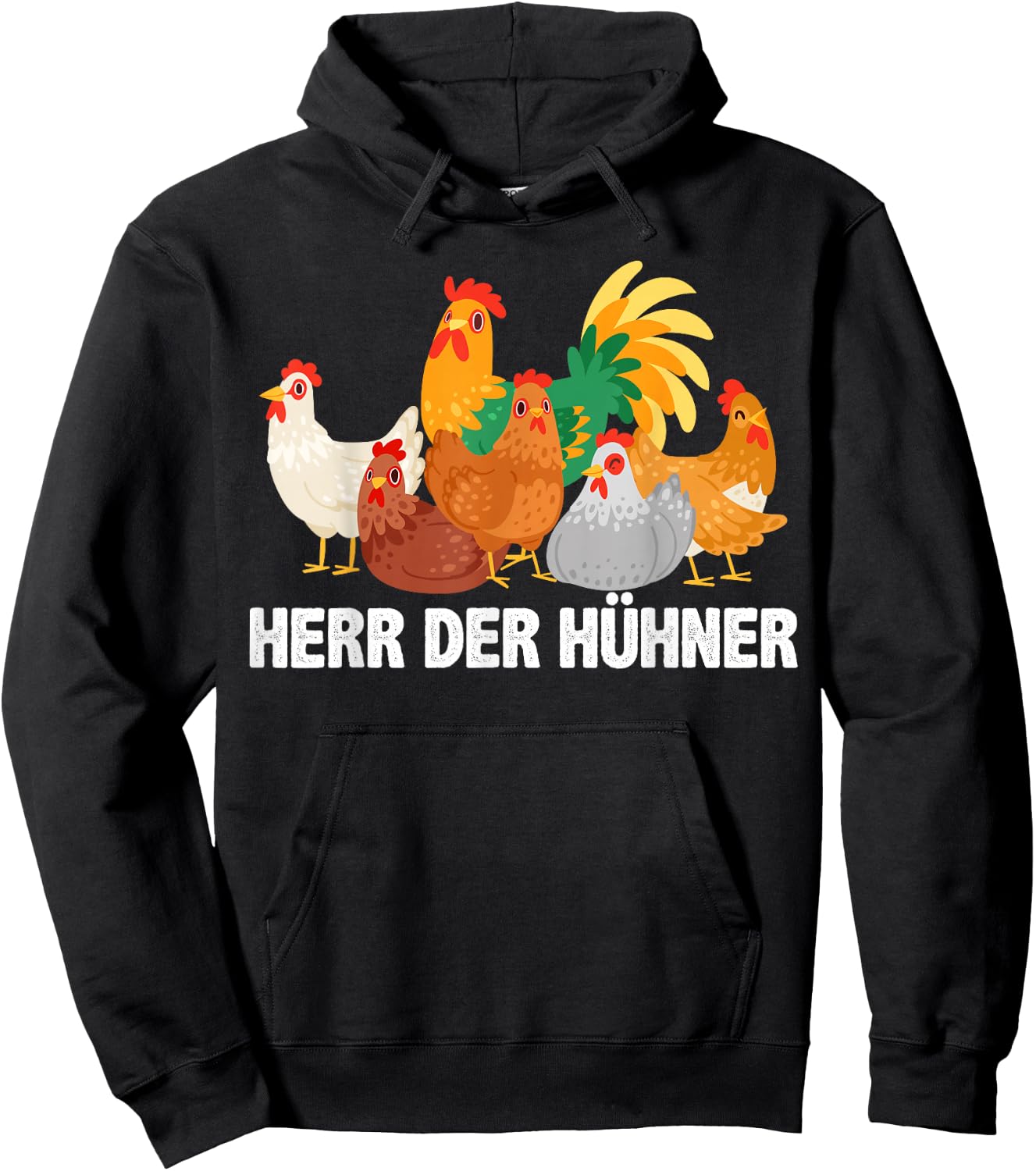 Mr The Chickens Hen Chick Chicken Farm Farmer Men's , black Hoodie - Hoodie | Black