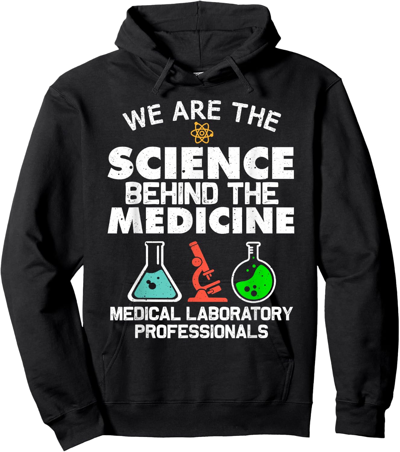 Funny Medical Laboratory Science Design Men Women Lab Tech Hoodie - Hoodie | Black
