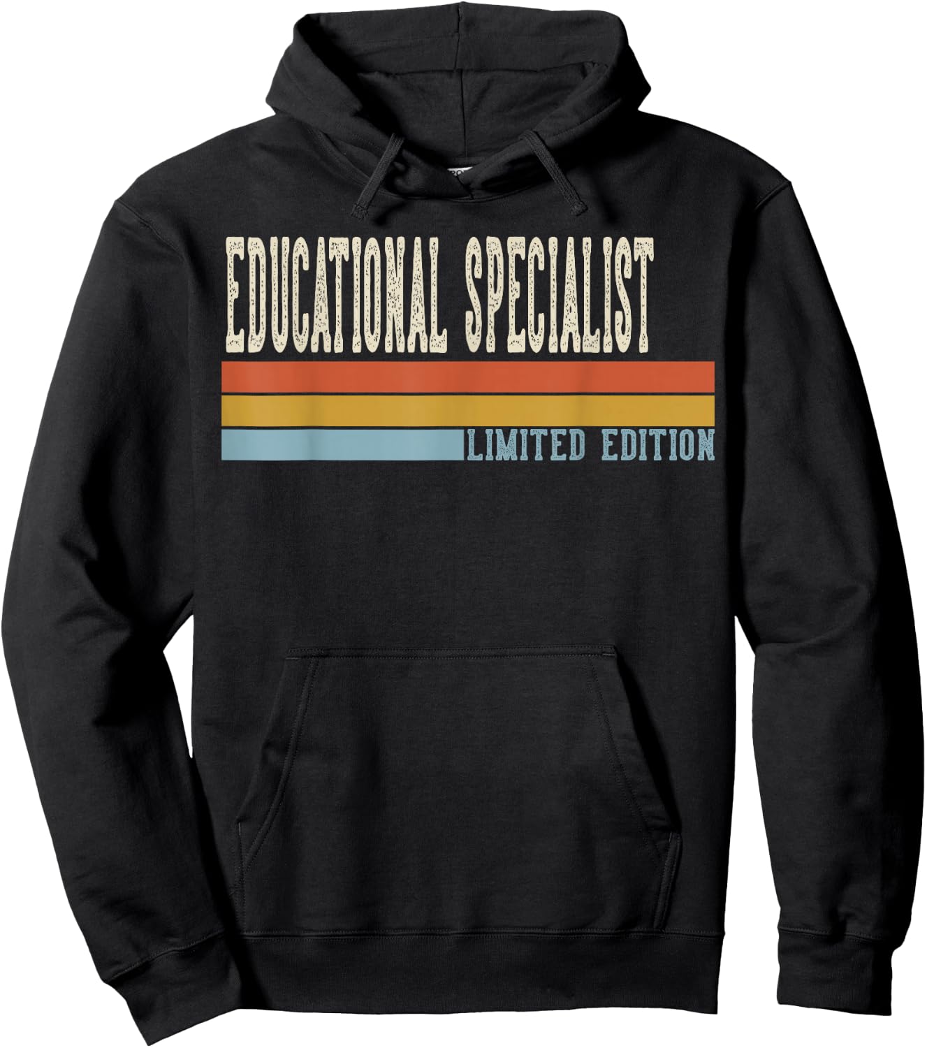 Educational Specialist Week Vintage Back to School Day Hoodie - Hoodie | Black