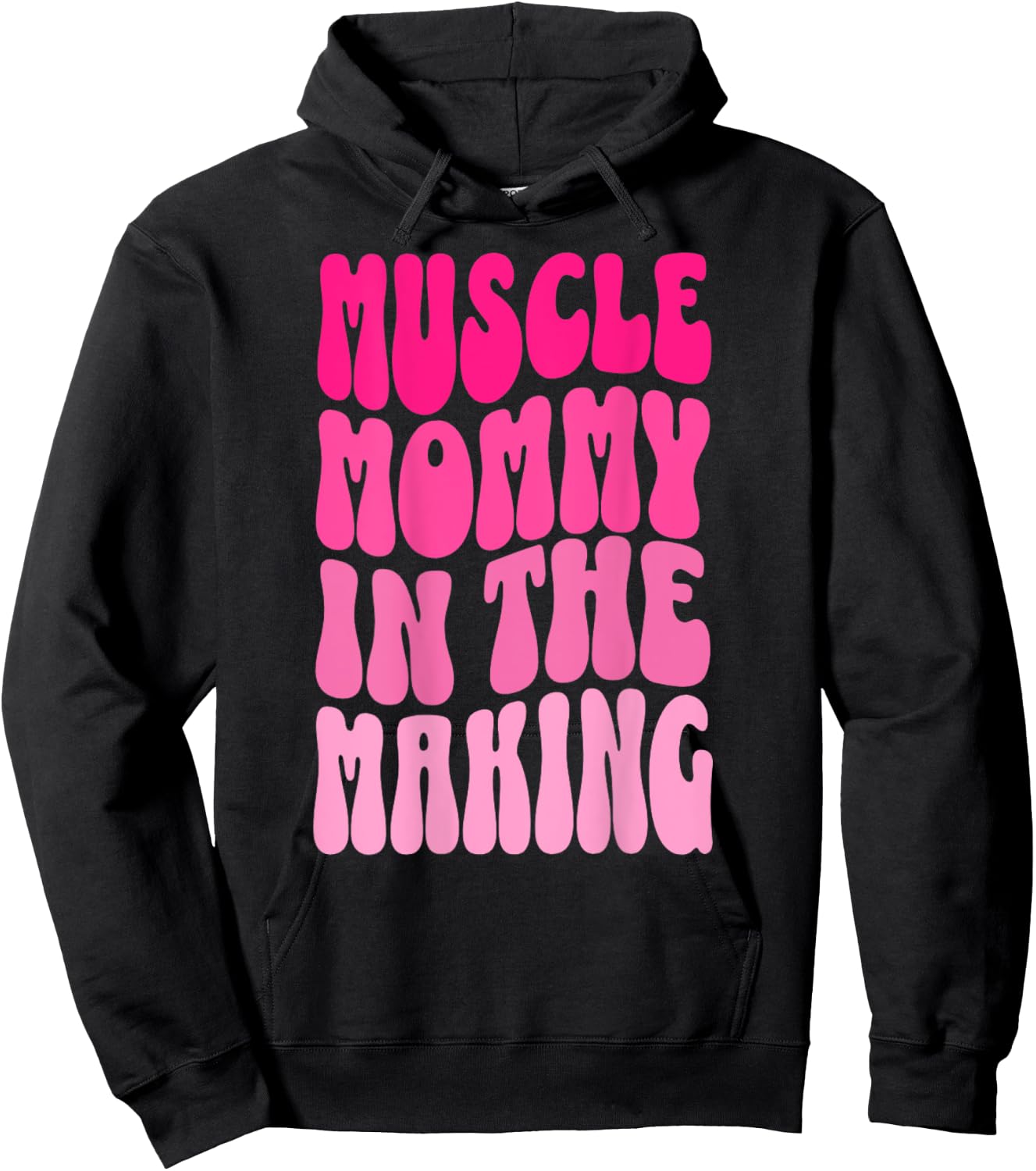 Funny Fitness Gym Pump Muscle Mama In der Herstellung Humour , black Hoodie - Hoodie | Black