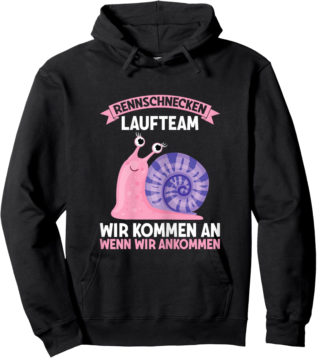 Women's Racing Snails Running Team Jogging Running Sports Runner Snail , black, s Hoodie - Hoodie | Black