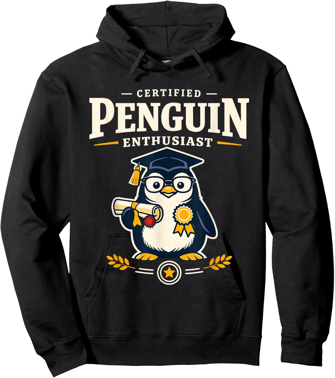 Know Your Penguins Penguin Species Biology Science Animal Hoodie - Hoodie | Black
