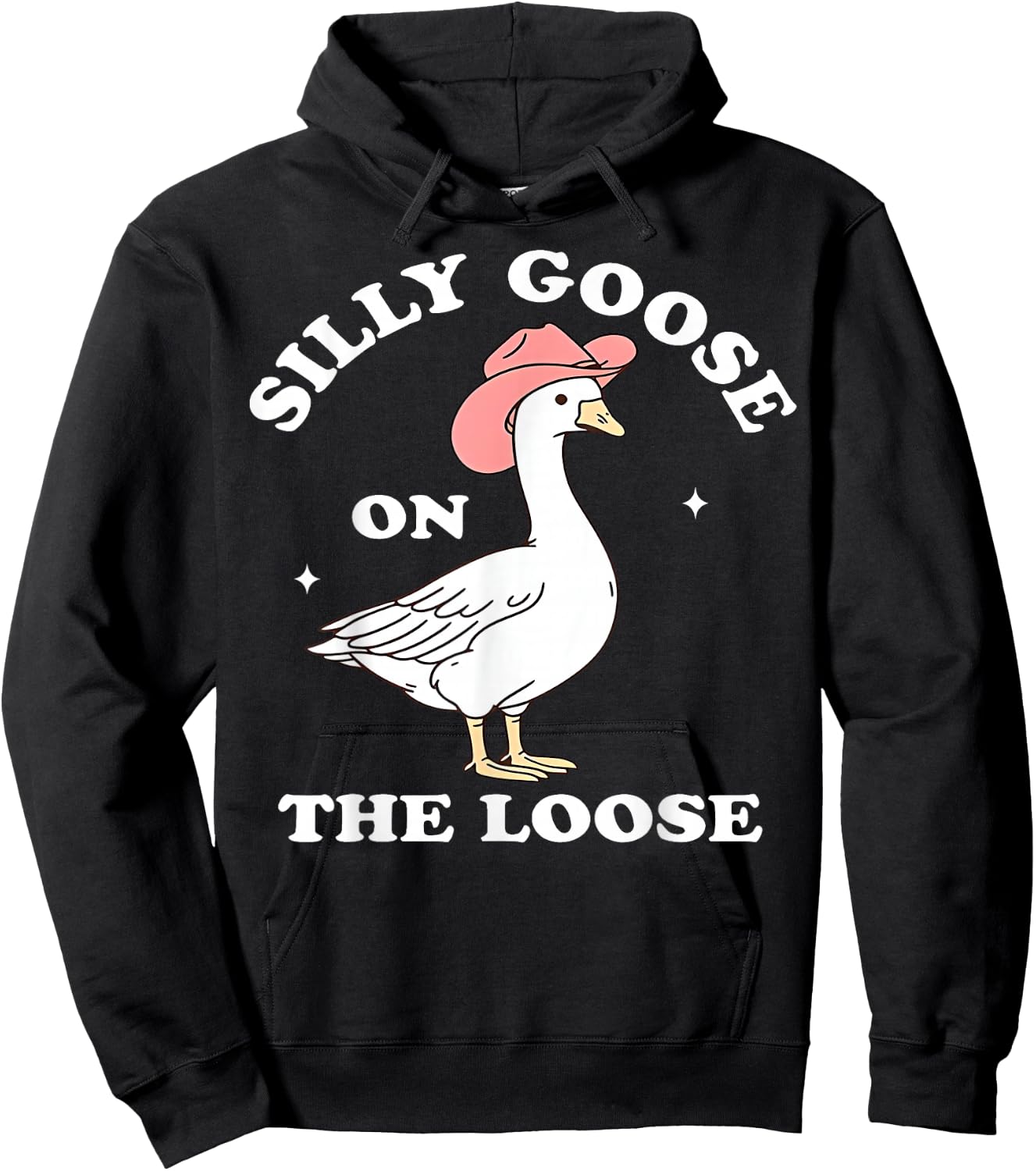 Silly Goose On The Loose Hoodie - Hoodie | Black