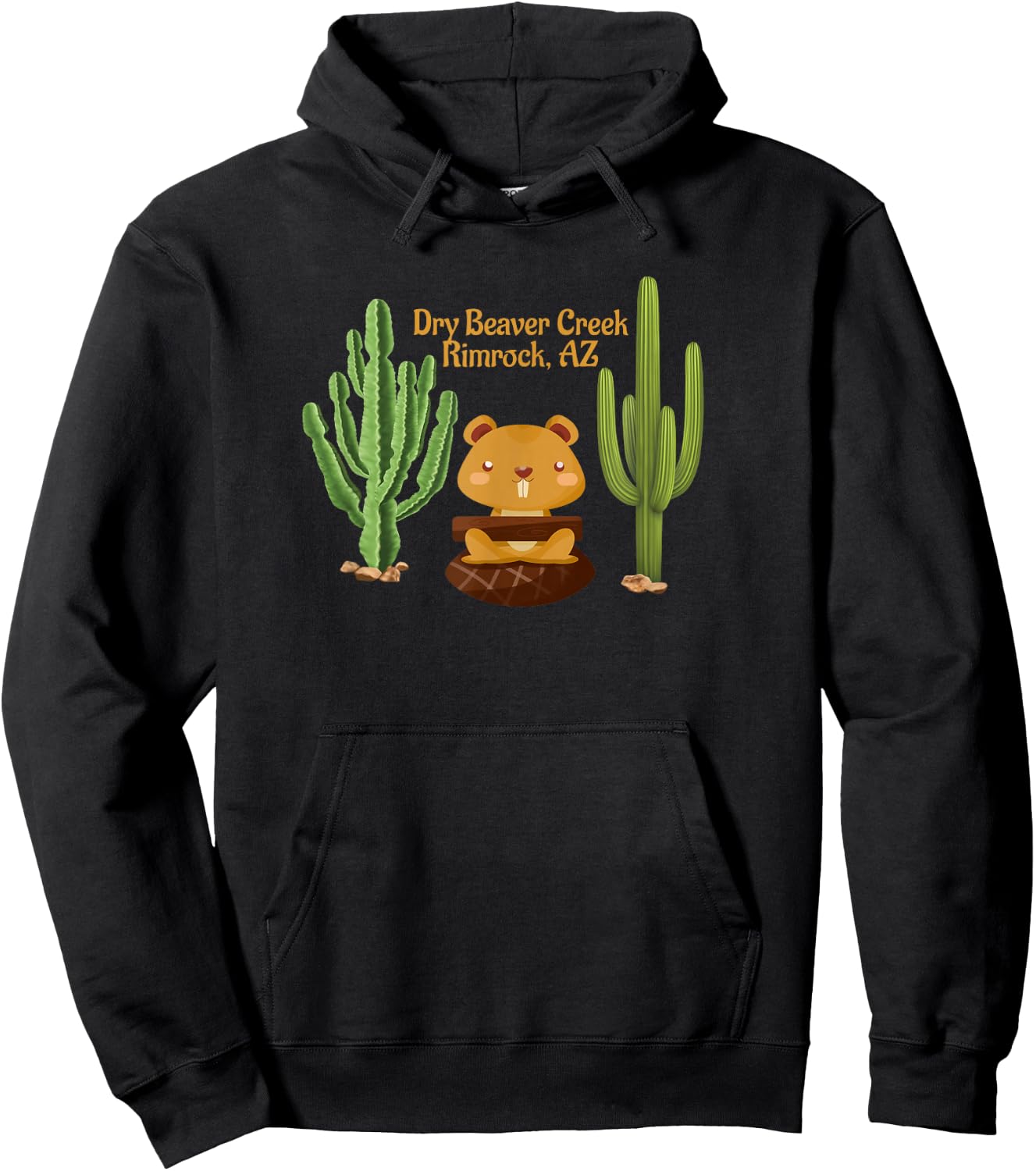 Dry Beaver Creek Rimrock Arizona Souvenir Hoodie - Hoodie | Black