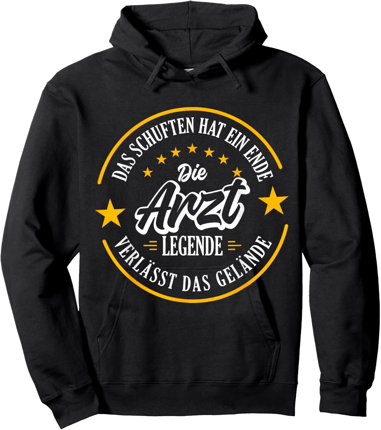 ARZT Rente 2024 eine echte Legende verlässt das Gelände Hoodie - Hoodie | Black