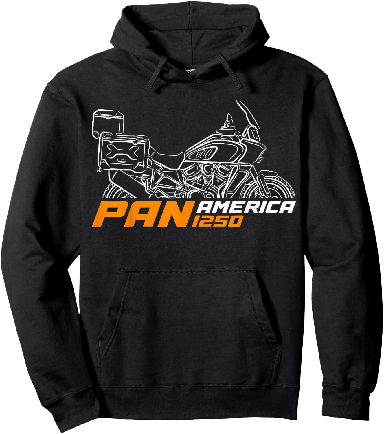 HD Pan America CVO for ADV Motorcycle Riders Hoodie - Hoodie | Black